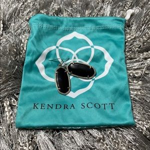 Kendra Scott Elle earrings black and silver